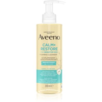Aveeno Calm + Restore spuma de curatat faciale - imagine 2
